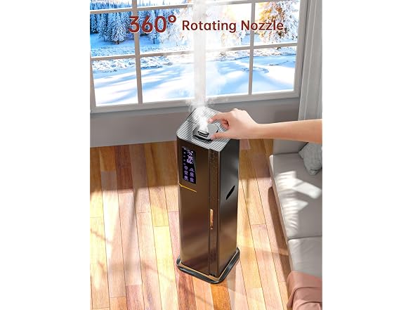 let'me 2.64Gal Warm Cool Mist Humidifier