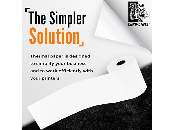THERMAL TIGER Thermal Tiger 3 1/8 X 230 Thermal Paper