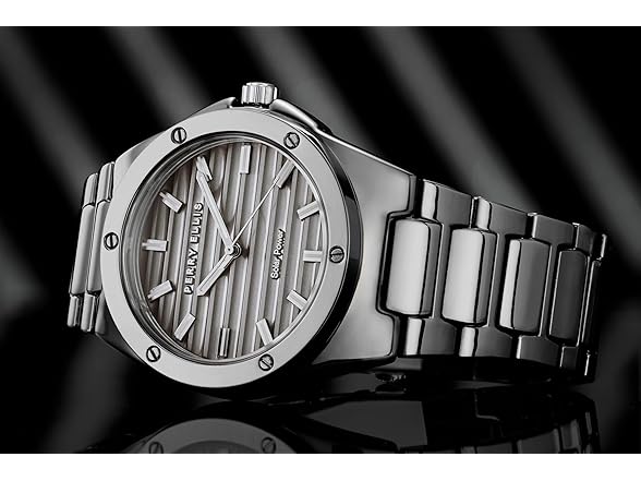 Perry Ellis Solar Men Watch Gunmetal 42mm - Gallery 5