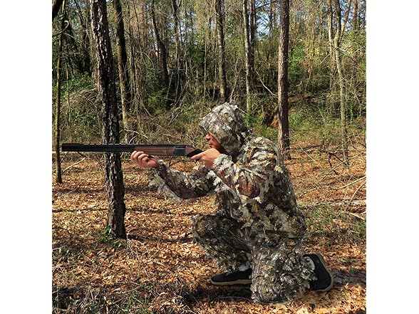 MOPHOTO 3D Leafy Ghillie Suit