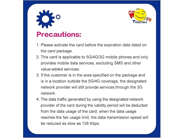 HAPPY TELECOM  Data Travel Sim Card