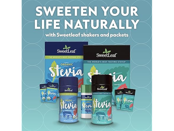 SweetLeaf Stevia Powder Shaker Jar - Zero Calorie 4 oz