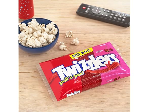 TWIZZLERS PULL 'N' PEEL Cherry Flavored