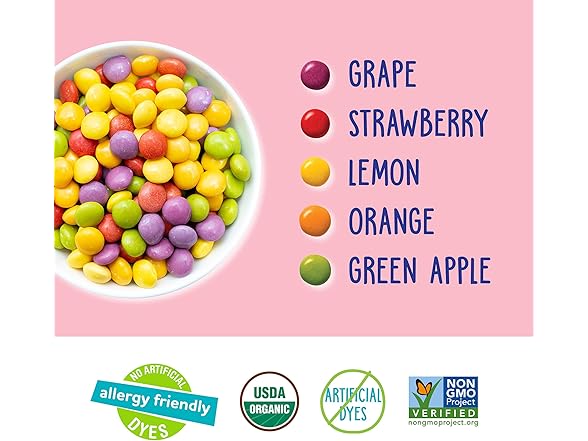 YumEarth Organic Giggles Chewy Candy 5 oz