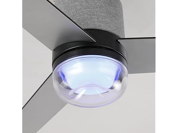 Low Profile Ceiling Fans with Lights & Remote, 52"
