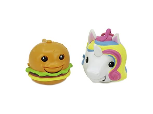 Mojimoto Unicorn and Cheeseburger Repeating Talk-Back Toy