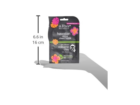 Alba Botanica Hawaiian Detox Sheet Mask,