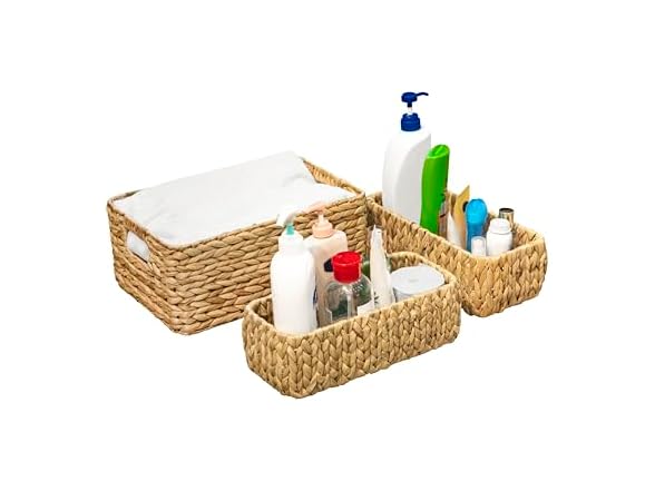 HOMESTEAD Water Hyacinth Storage Baskets