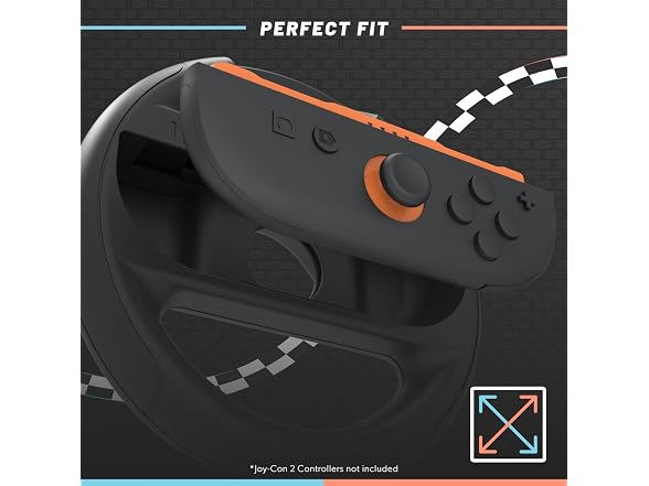(2 Pack) Hyperkin Joy-Ride Racing Wheel for Switch - Gallery 3