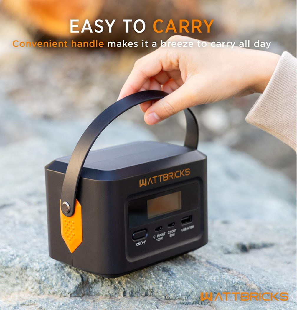 Wattbricks Energy 120-Watt Peak, 99.2Whr Power Station - Gallery 13