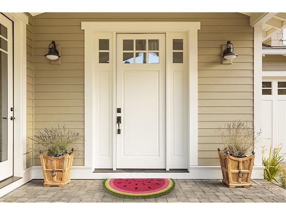DII Colorful Design Natural Coir Doormat