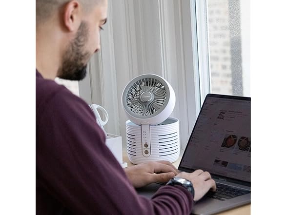 Crane 2-in-1 Air Purifier and Desk Fan