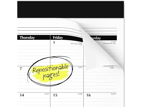 AT-A-GLANCE 2027 Desk Pad Calendar