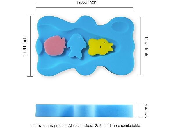 2 Pack Soft Infant Bath Sponge