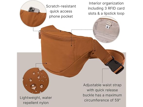Baggallini Swift Belt Bag Sling
