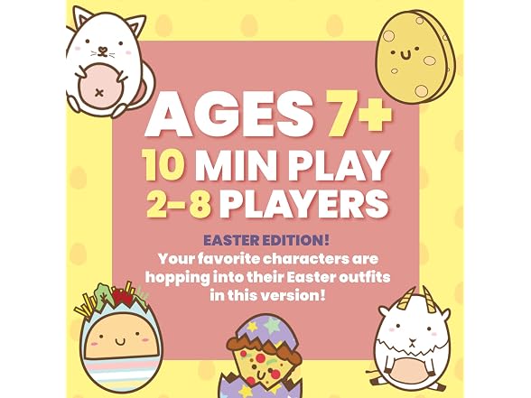 Taco Cat Goat Cheese Pizza Easter Edition Card Game