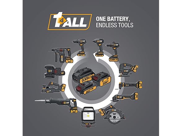 CAT DX21 18V 1in SDS-Plus Rotary Hammer Drill Kit