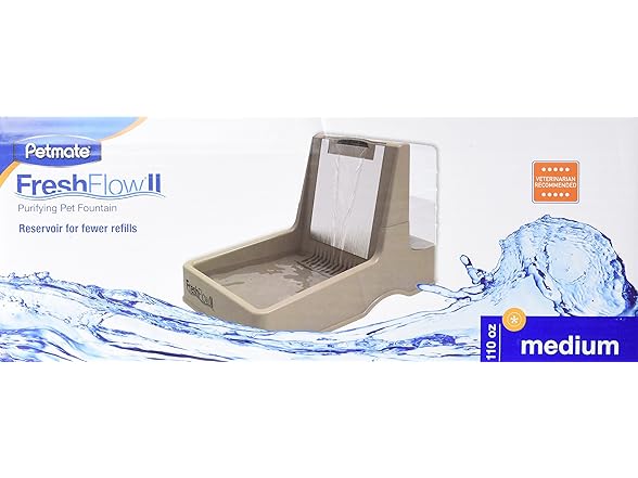 Petmate Fresh Flow II Fountain 110Oz