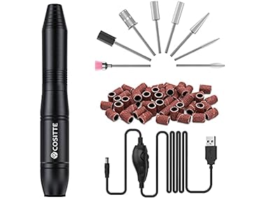 $4.99, Was $9.87, 49% Off! COSITTE Electric Nail Drill, USB Electric Nail Drill Machine f dealfomo