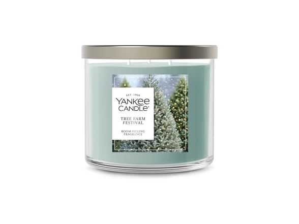 Yankee Candle Tree Farm Festival Scented Candle, 14.5oz 3-Wick