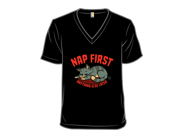 Nap First Anything Else Later Cat