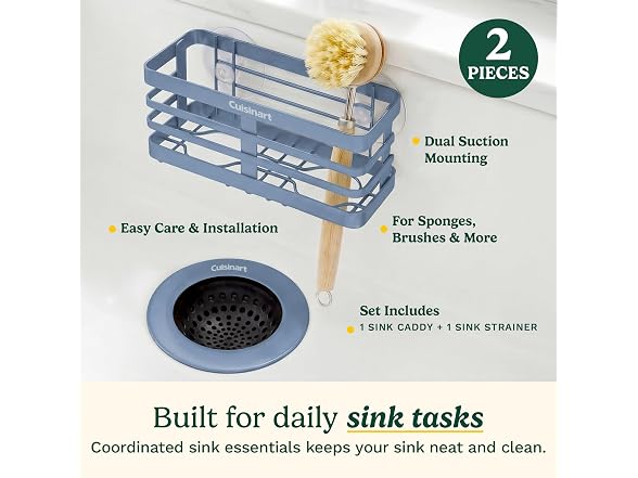 Cuisinart 2 Piece Sink Set – Sink Drain Straine