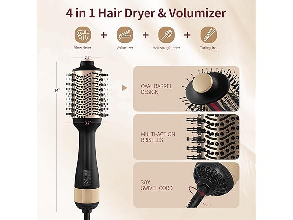 HIPPIH Hot Air Dryer Brush