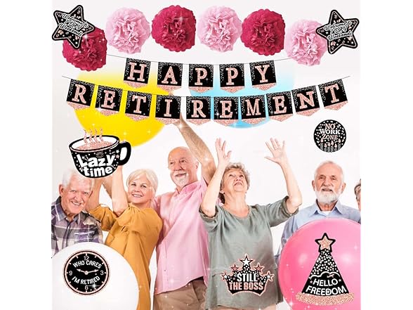 Retirement Party Decorations 22-Pack