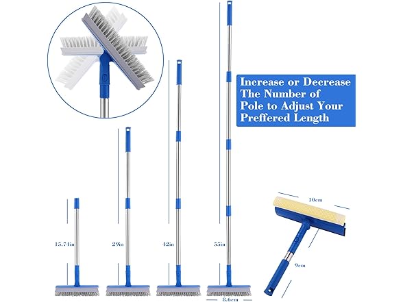 Loulicia  2 in 1 Window Squeegee