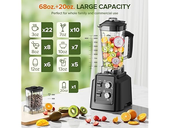 PSIIDAN W0056 Blender for smoothies