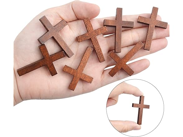 Hendevl Wooden Cross Charms