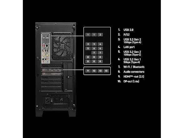 msi Codex R2 D14NVP5-613US (i5-14400F, RTX 5070)