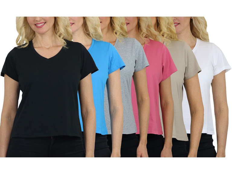 DivaTee WC-----(Women's 6Pack) / JLVT-100 / BK-AQ-HG-B