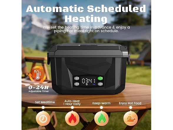 100W Heated Lunch Box for Adults