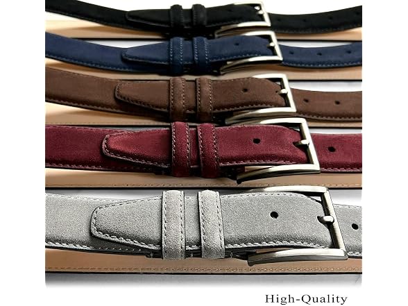 Belts.com Men (38) 35mm Belt Suede Full Belt Belt