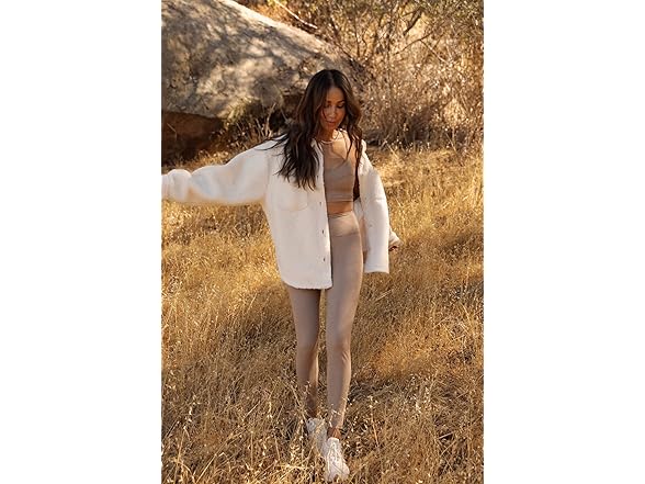 Bandier Sincerely Jules Aspen Sherpa Jacket (2XL)