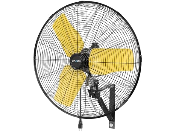 8800 CFM 24" Outdoor Commercial Wall Fan Oscillating, IP44 W (Open Box)