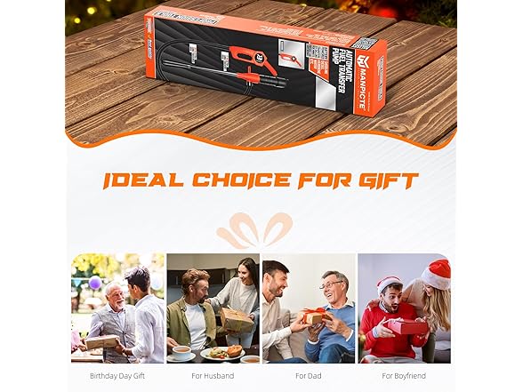 MANPICTE Portable Fuel Transfer Pump