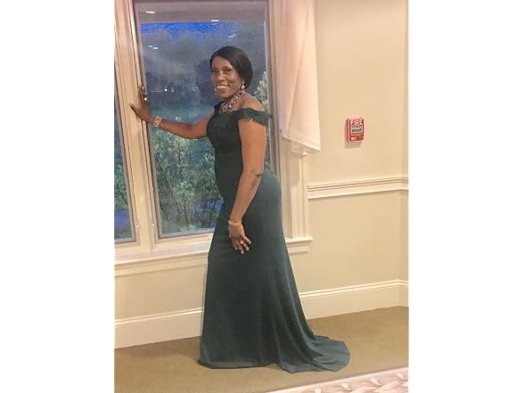 MisShow Women (8) Off Shoulder Appliques Formal