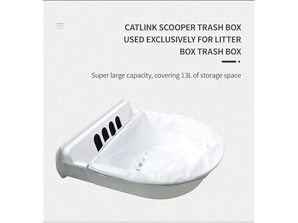 40 Pack CATLINK Trash Bags, for Automatic Litter Box - Gallery 4
