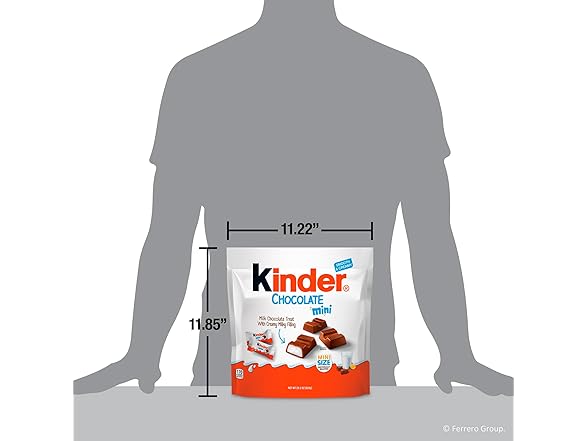 Kinder Choc Mini Bars Milky Filling 29oz