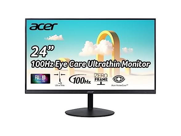 Acer SB242Y 23.8" FHD Zero-Frame Monitor