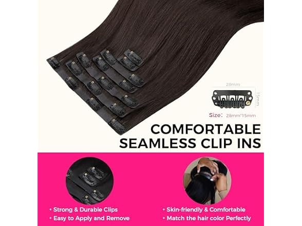 Seamless Clip-in Hair Extensions