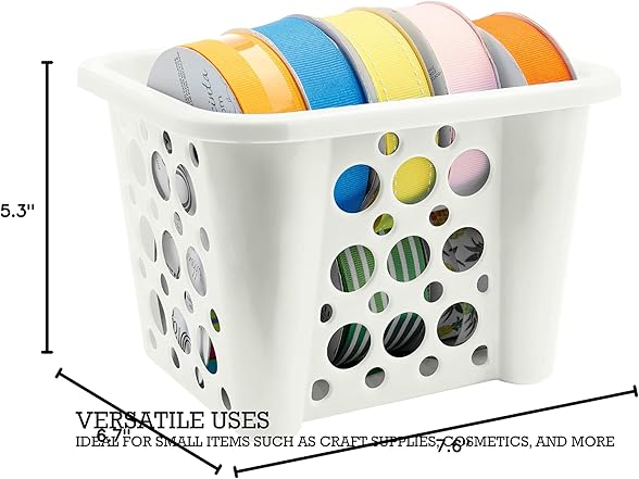 Mini Stackable White Container 4Pk