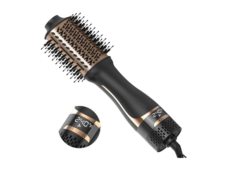 Nicebay W0056 Hair Dryer Brush with Digital Display