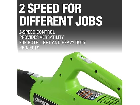 Greenworks 24V Cordless Axial Leaf Blower