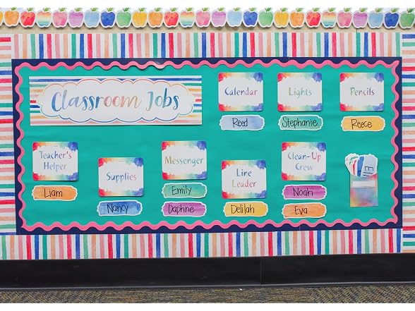 Teacher Created Resources Watercolor Classroom Jobs