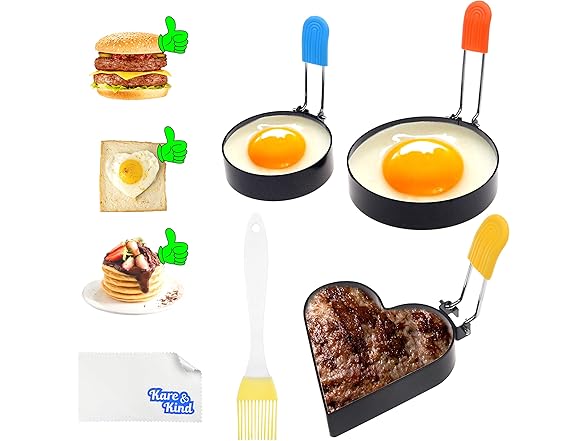 Kare & Kind Round Burger Mold Ring
