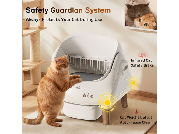 Smart Self Cleaning Cat Litter Box