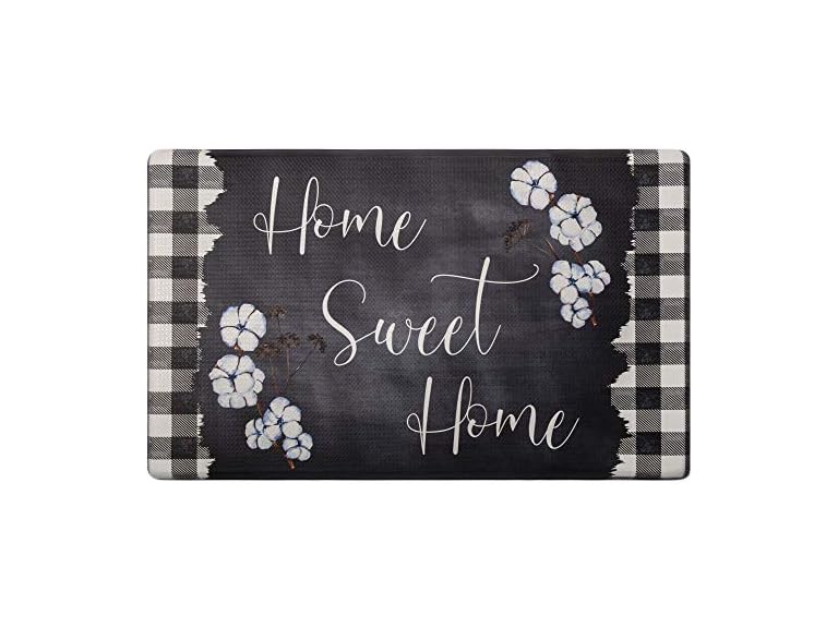 Home Dynamix Anti-Fatigue Mat, Blk/Wht